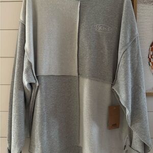 Vans Gray and Cream Women's Sweater